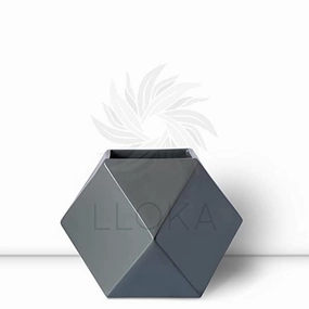 Luxurious Fiberglass Floor Planters & Pots - Marga_GeoE_01 shade perennial  