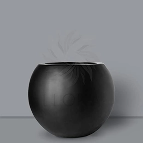 Luxurious Fiberglass Floor Planters (Marga_Sph_02) ceramic planter  