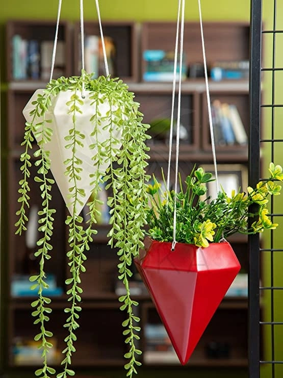 Luxurious Fiberglass Hanging Pots & Planters - Akasa_Gcon_01