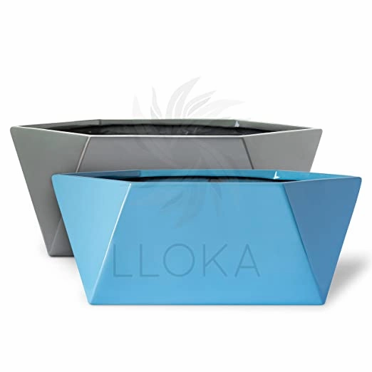 Luxurious Fiberglass Table Top Pots & Planters - Prana_Geo_03