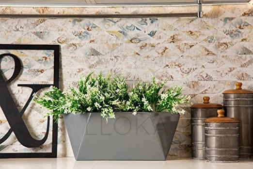 Luxurious Fiberglass Table Top Pots & Planters - Prana_Geo_03