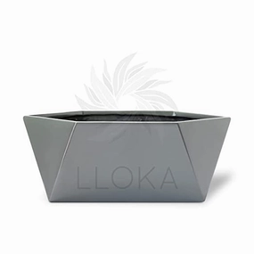 Luxurious Fiberglass Table Top Pots & Planters - Prana_Geo_03 hanging green plant  
