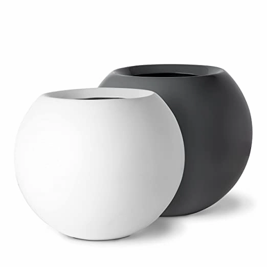 Luxurious Fiberglass Table Top Pots & Planters - Prana_Sph_02