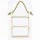 Lycka Birch Wood 3 Layer Wall Hanging Shelves