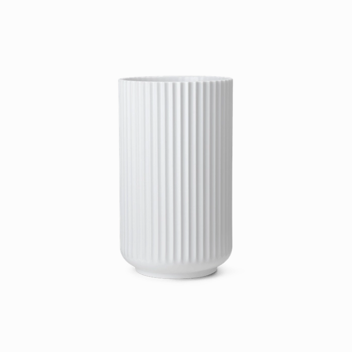 Lyngby - Medium White Porcelain Vase mini ornamental plant  