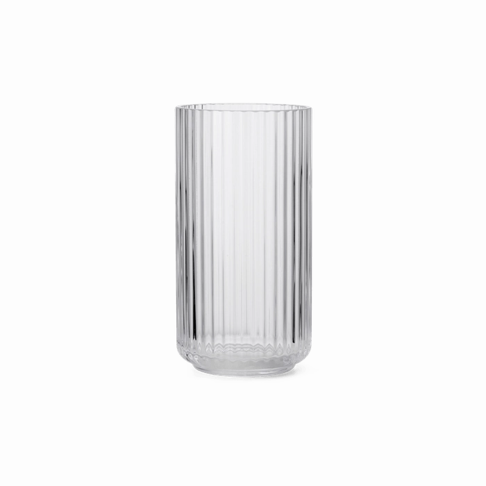 Lyngby - Small Clear Mouth Blown Glass Vase mini ornamental plant  