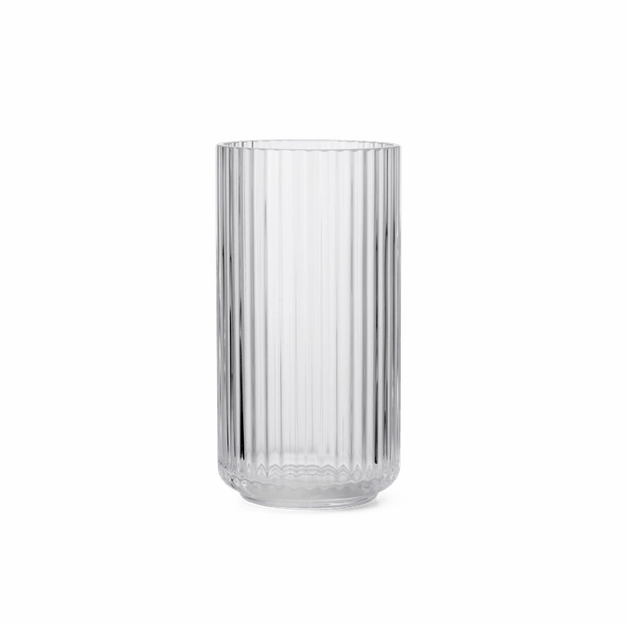 Lyngby - Tall Clear Mouth Blown Glass Vase mini ornamental plant  