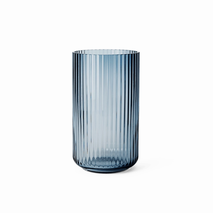 Lyngby - Tall Midnight Blue Mouth Blown Glass Vase mini ornamental plant  
