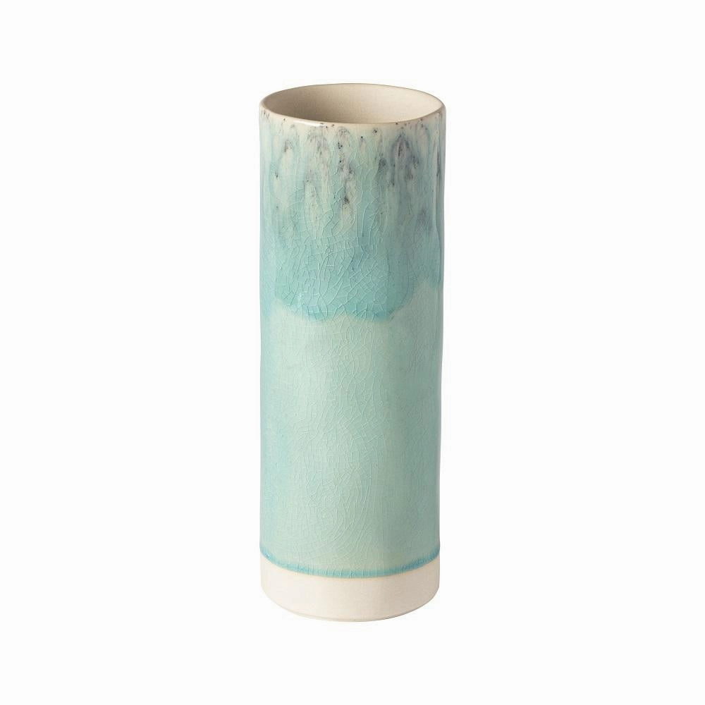 Madeira blue - Cylinder vase 10" mini ornamental plant  