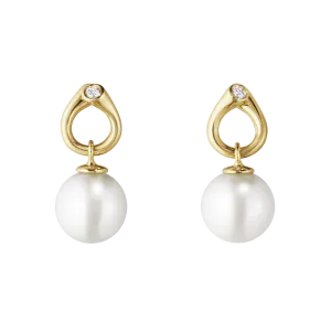 Magic Pearl & Diamond Earrings
