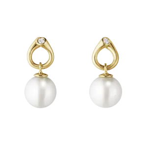 Magic Pearl & Diamond Earrings