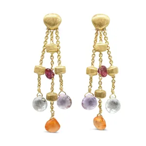 Marco Bicego Paradise Gem Triple Drop Earrings