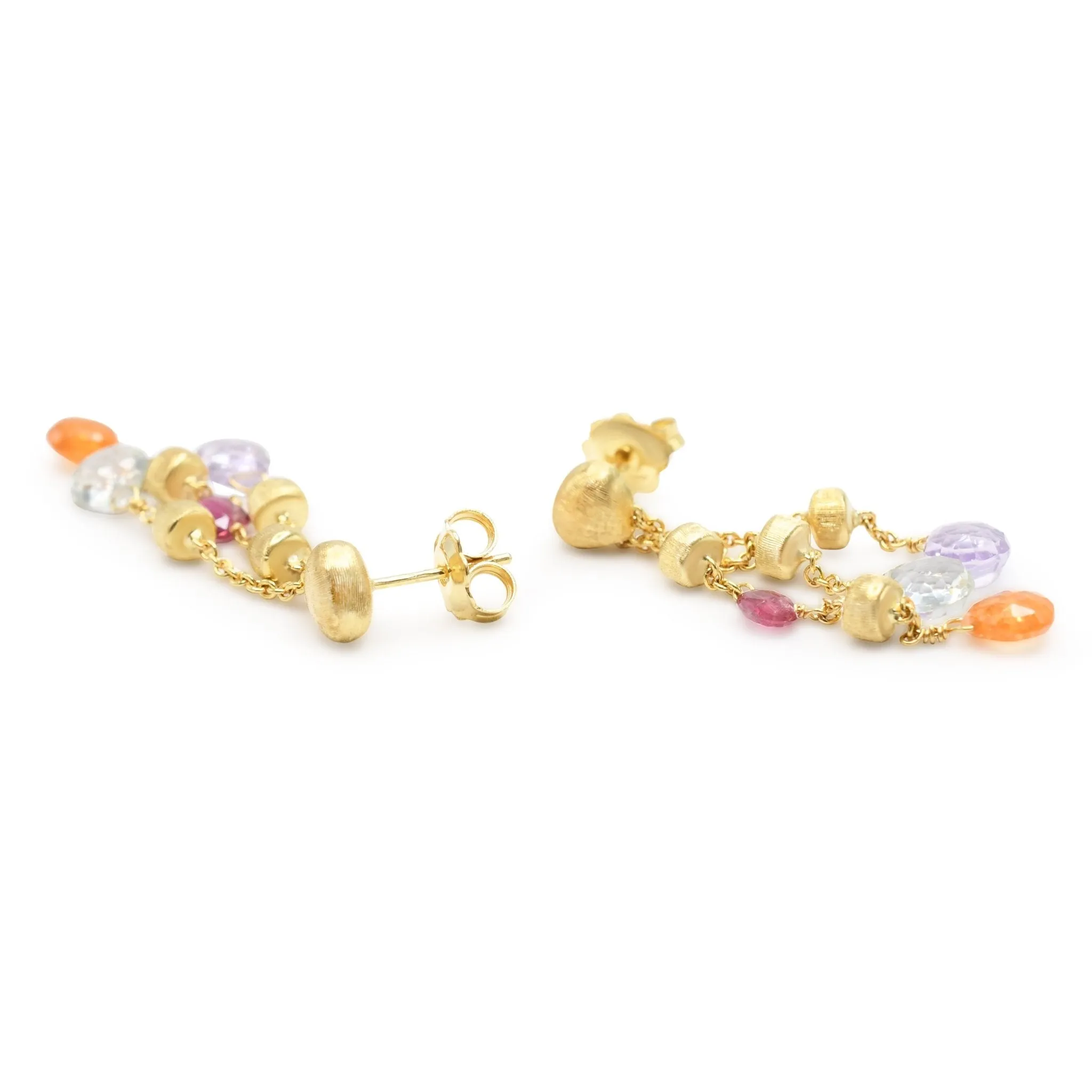 Marco Bicego Paradise Gem Triple Drop Earrings