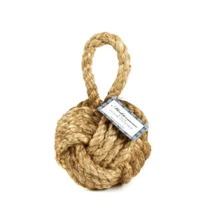 Marseille Knot Nautical Jute Door Stopper dried flowers  