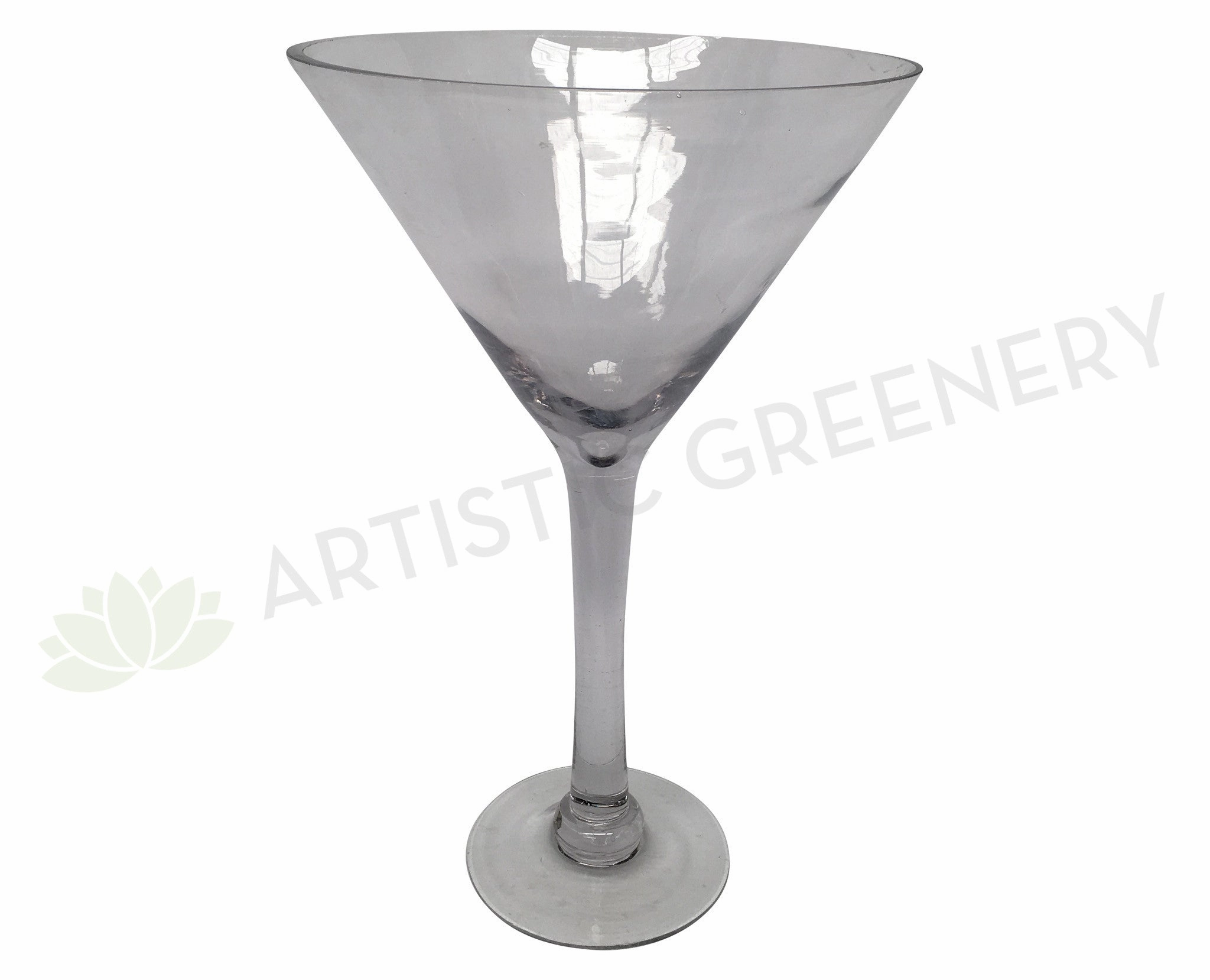 Martini Glass Vase (Code: GVMARTINI) outdoor greenery  