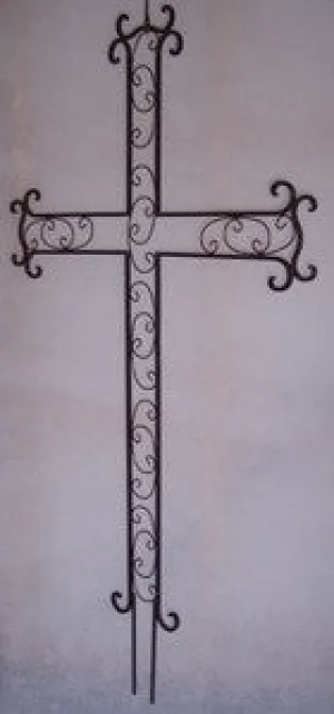 MED. SHELL CROSS decorative plants  