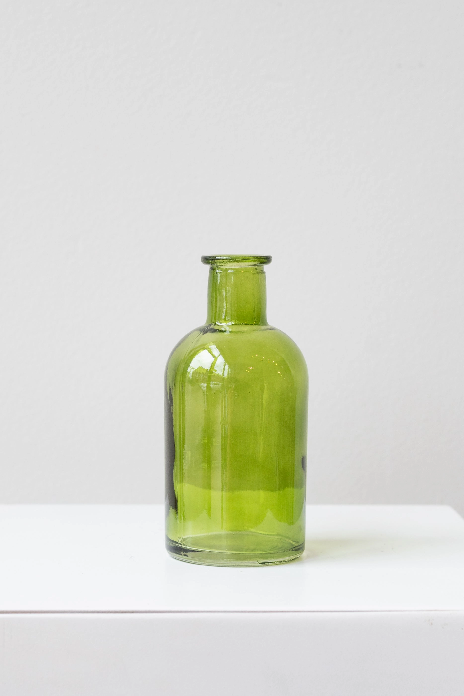 Medicine Bud Vase Green dried green plant  