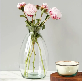 Medium Artisanal Vase outdoor greenery  