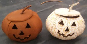 Metal Pumpkin with Lift Top decorative plants  
