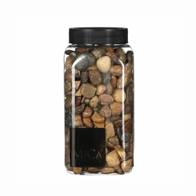 Mica Decorative Stones Brown plant seeds  