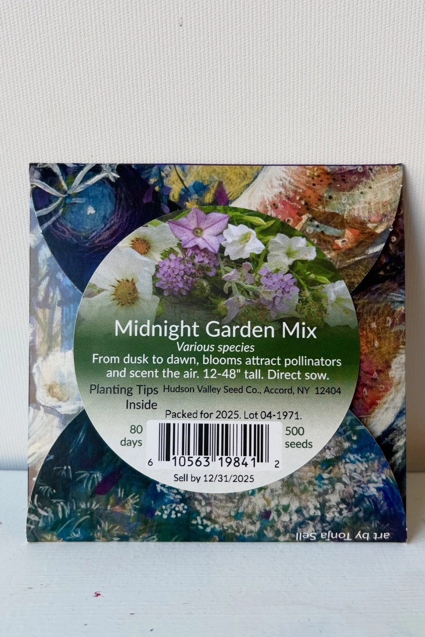 Midnight Garden Flower Mix Art Pack Seeds
