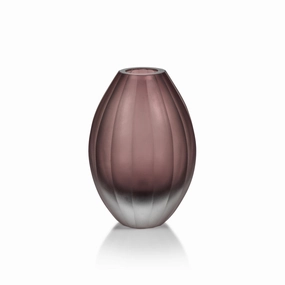 Milano Cut & Frosted - Vase Purple mini ornamental plant  