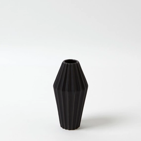 Milos - Vase Matte Black Small mini ornamental plant  
