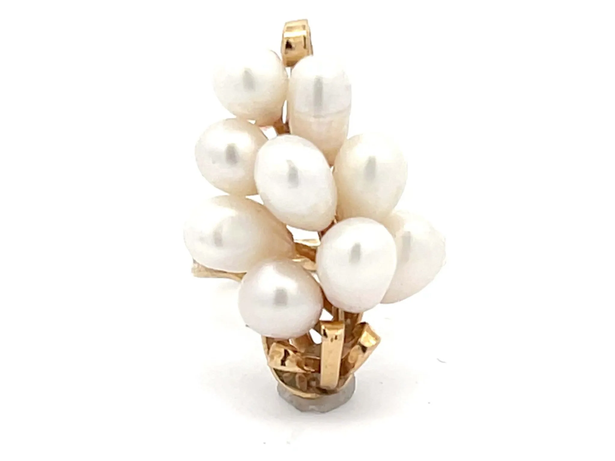 Mings Akoya Pearl Ring in 14k Yellow Gold