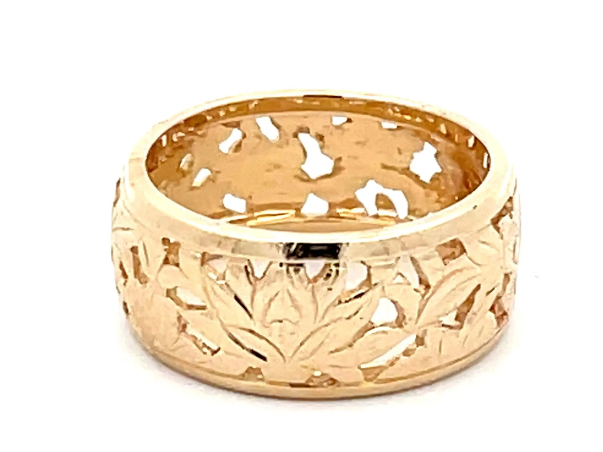 Mings Four Seasons Cutout Ring in 14k Yellow Gold