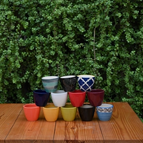 Mini Ceramic Kullad Pot For Home Dcor shade perennial  