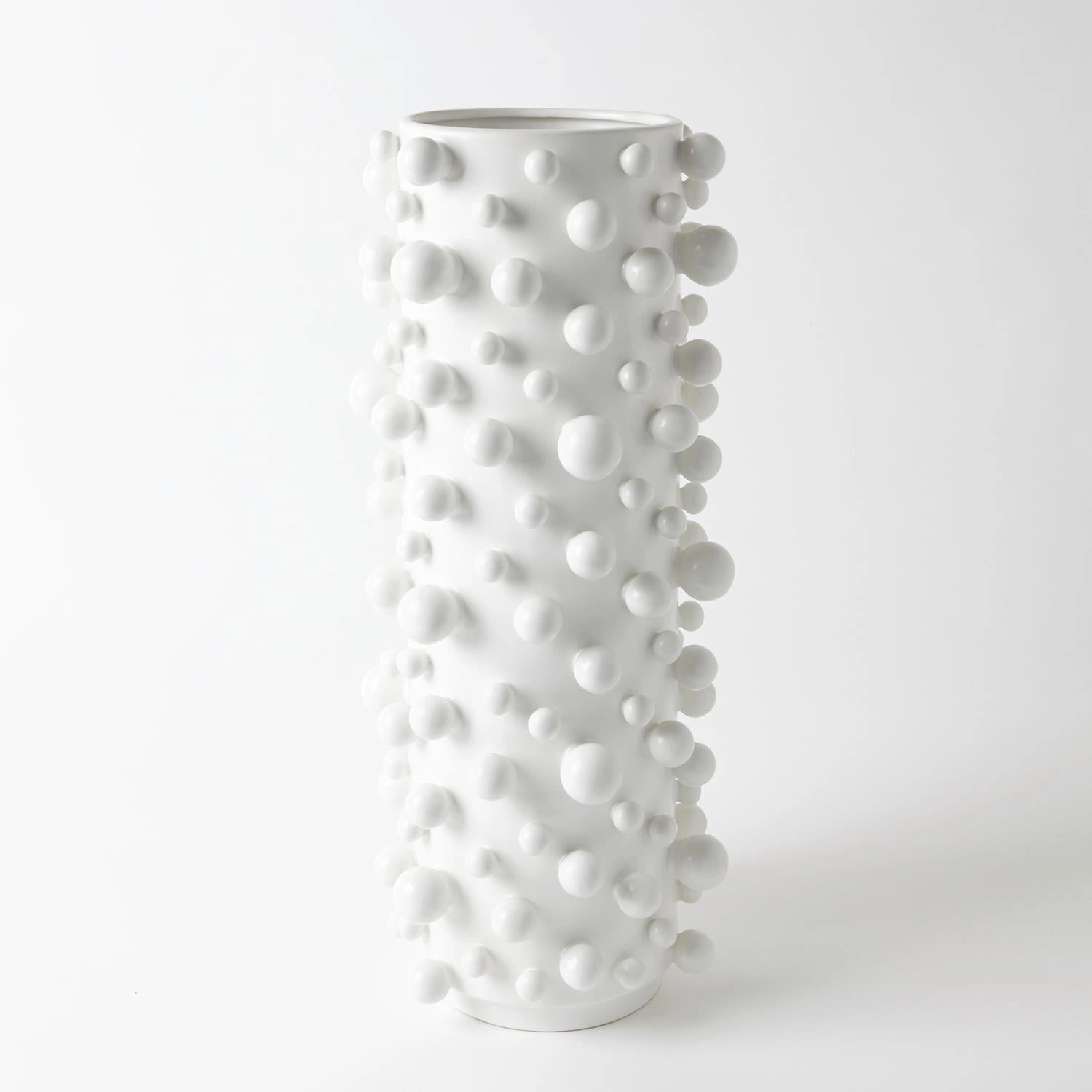 Molecule - Matte White Vase Large mini ornamental plant  