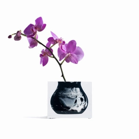 Mosco - Bud Vase Black Marble mini ornamental plant  