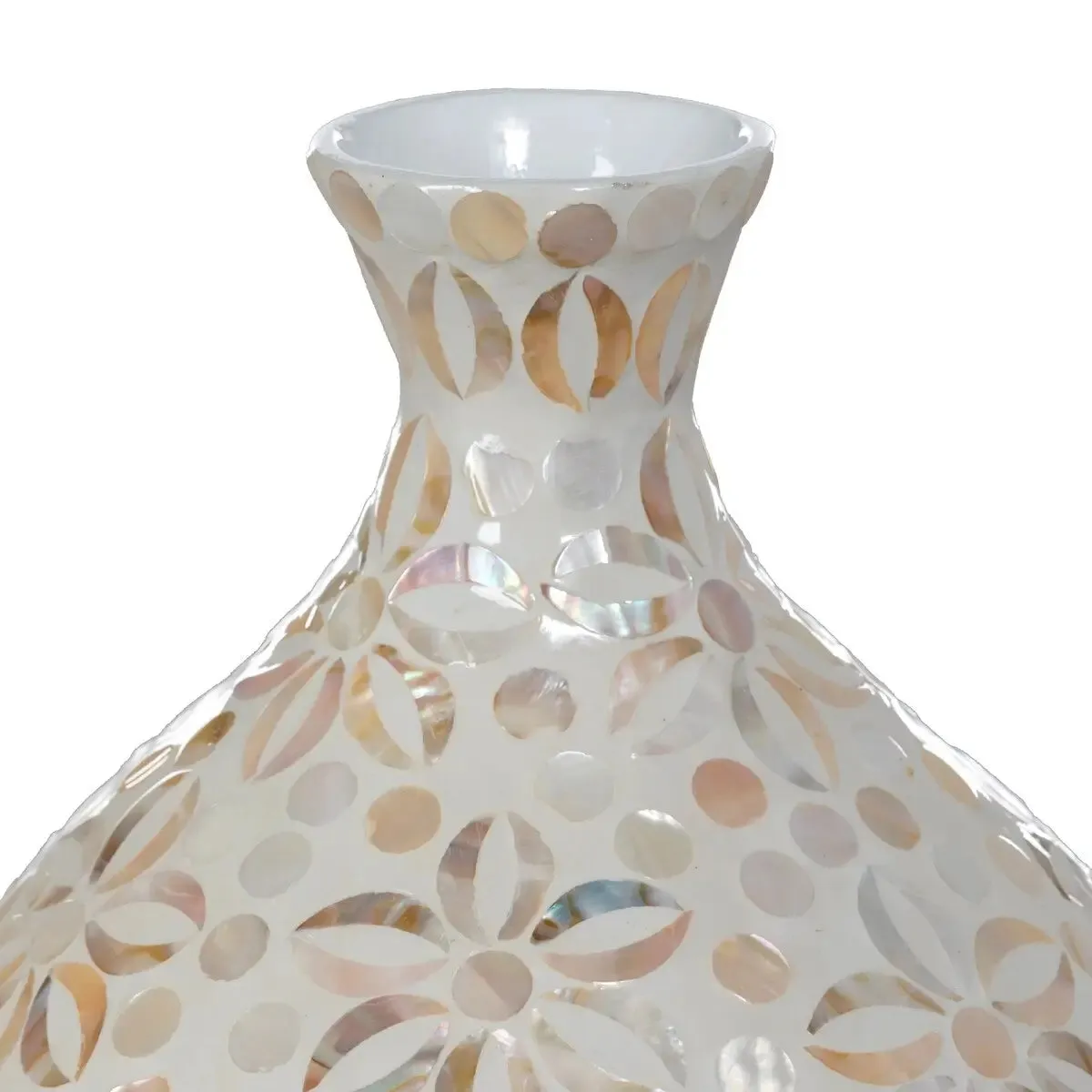 Mother Of Pearl Capraia Coast Floral Vessel