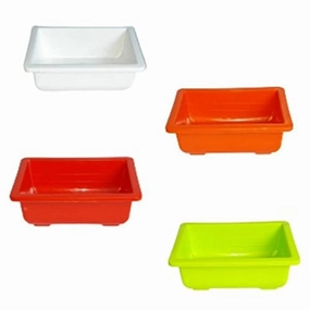 Multicolour 9 inch Garden Plastic Bonsai Tray (3 Piece) cactus succulent plant  