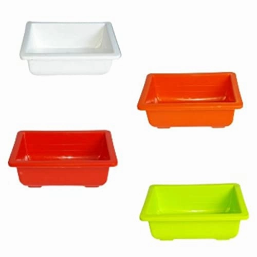 Multicolour 9 inch Garden Plastic Bonsai Tray (3 Piece) cactus succulent plant  