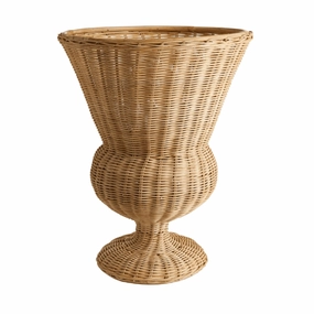 Natural Wicker Footed Urn plant seeds  