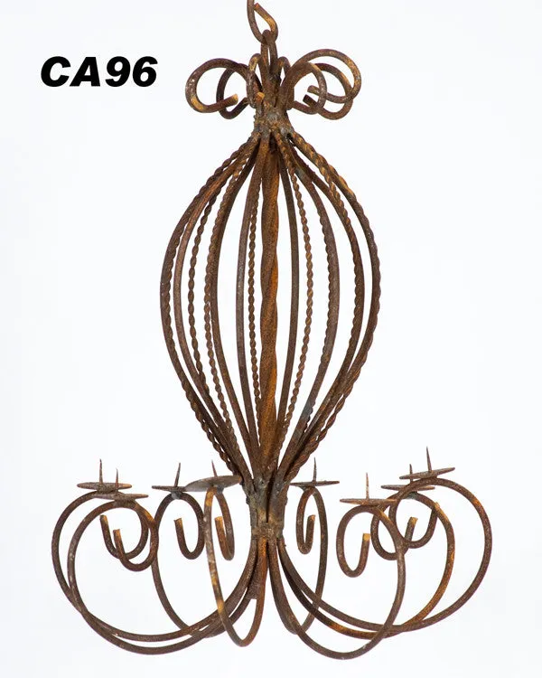 NEW ORLEANS STYLE CHANDALIER 8CA decorative plants  