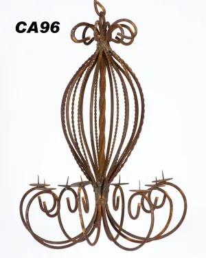 NEW ORLEANS STYLE CHANDALIER 8CA decorative plants  