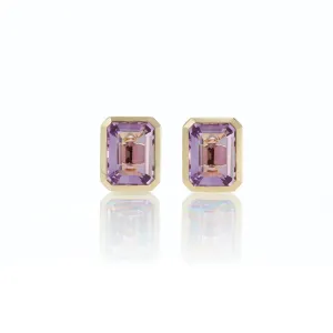 Newport Earrings in Amethyst
