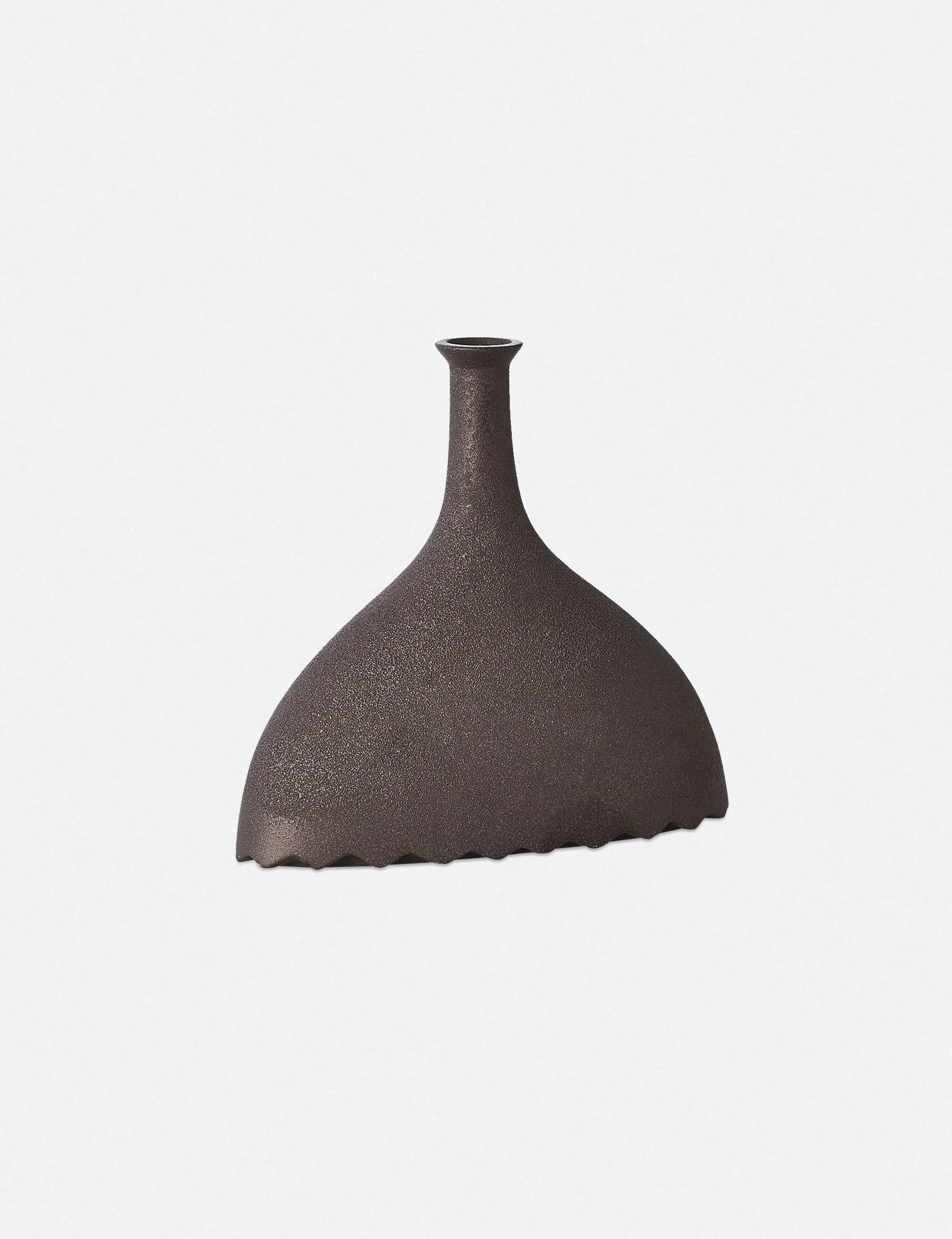 Noelle Geometric Decorative Vase, Black by Lemieux et Cie -  - mini ornamental plant  