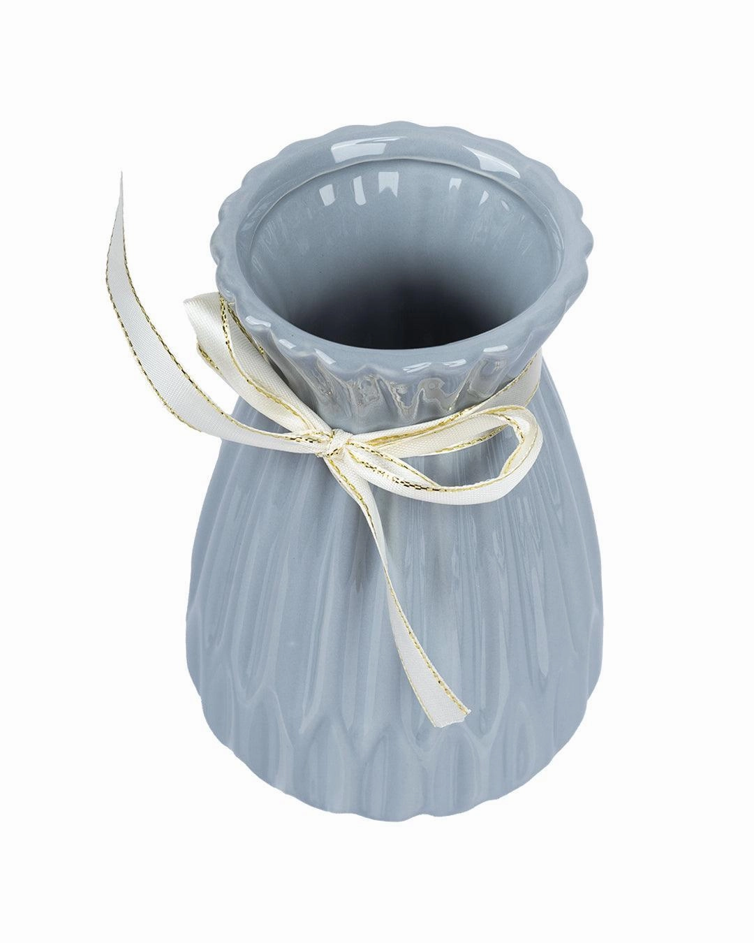 Nordic Vase, Grey, Ceramic
