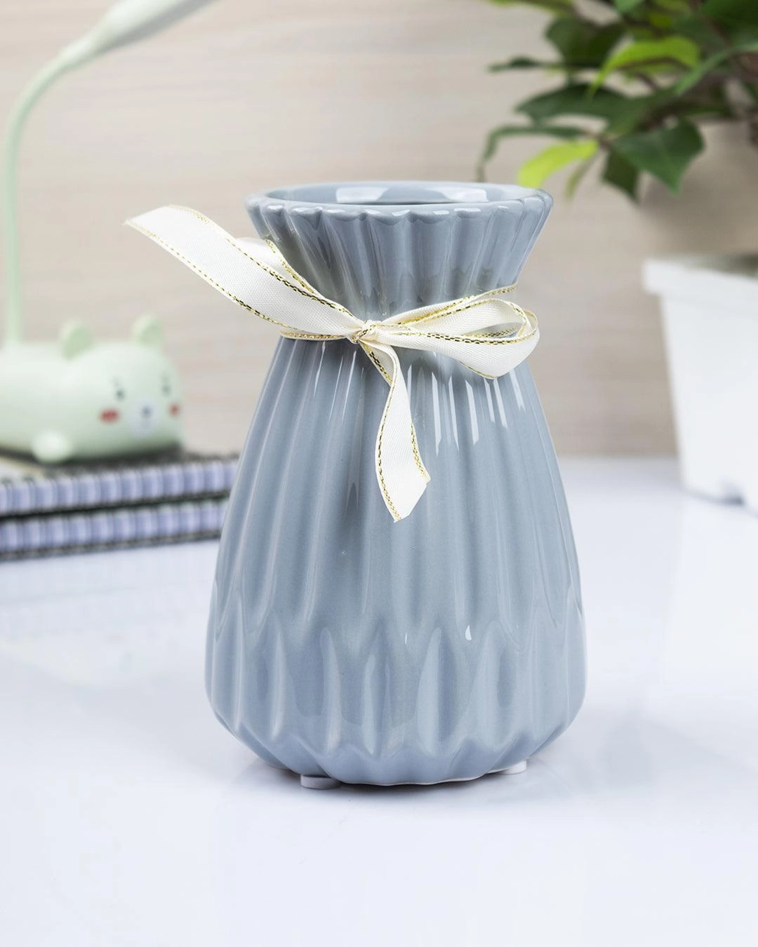 Nordic Vase, Grey, Ceramic