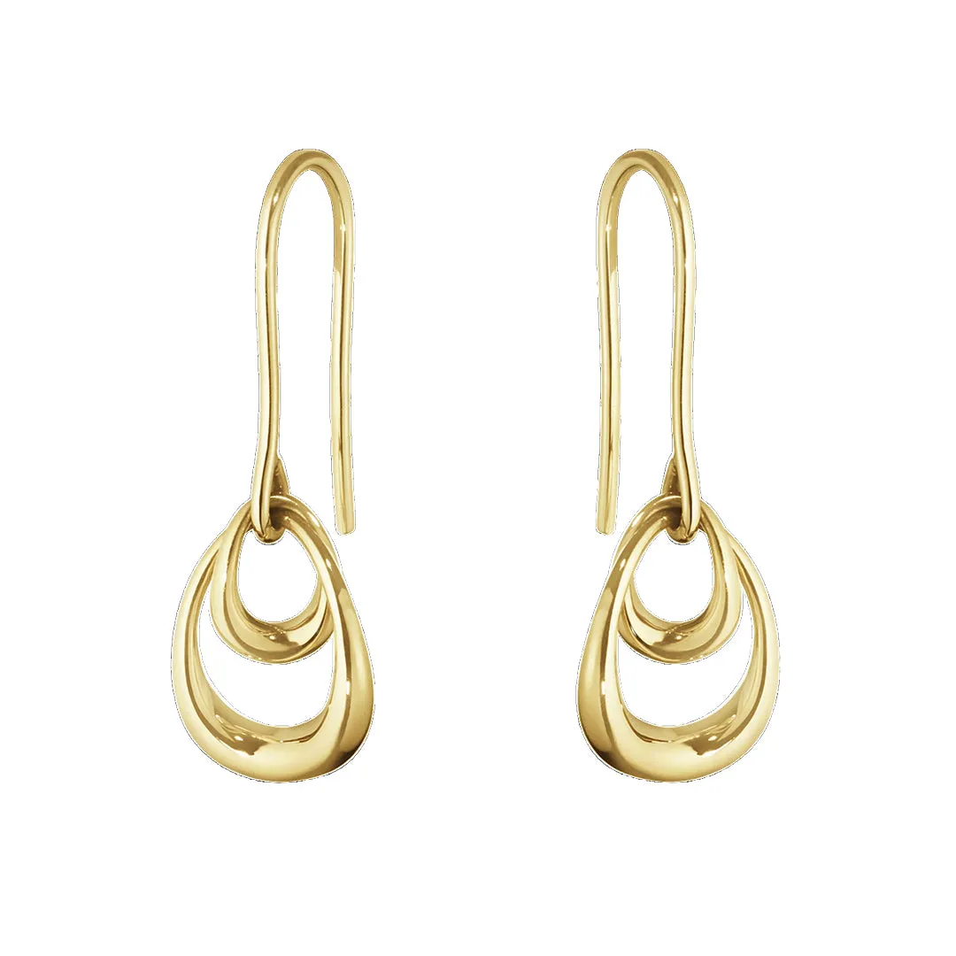 Offspring Drop Earrings in Yellow Gold