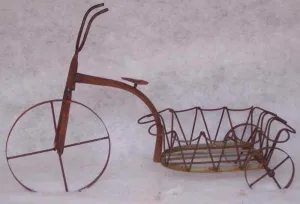 OLD TIME BIKE decorative plants  