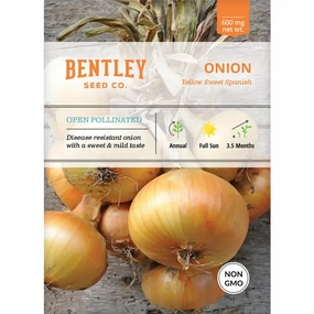 Onion, Sweet Yellow Seed Packets floating plant shelf  