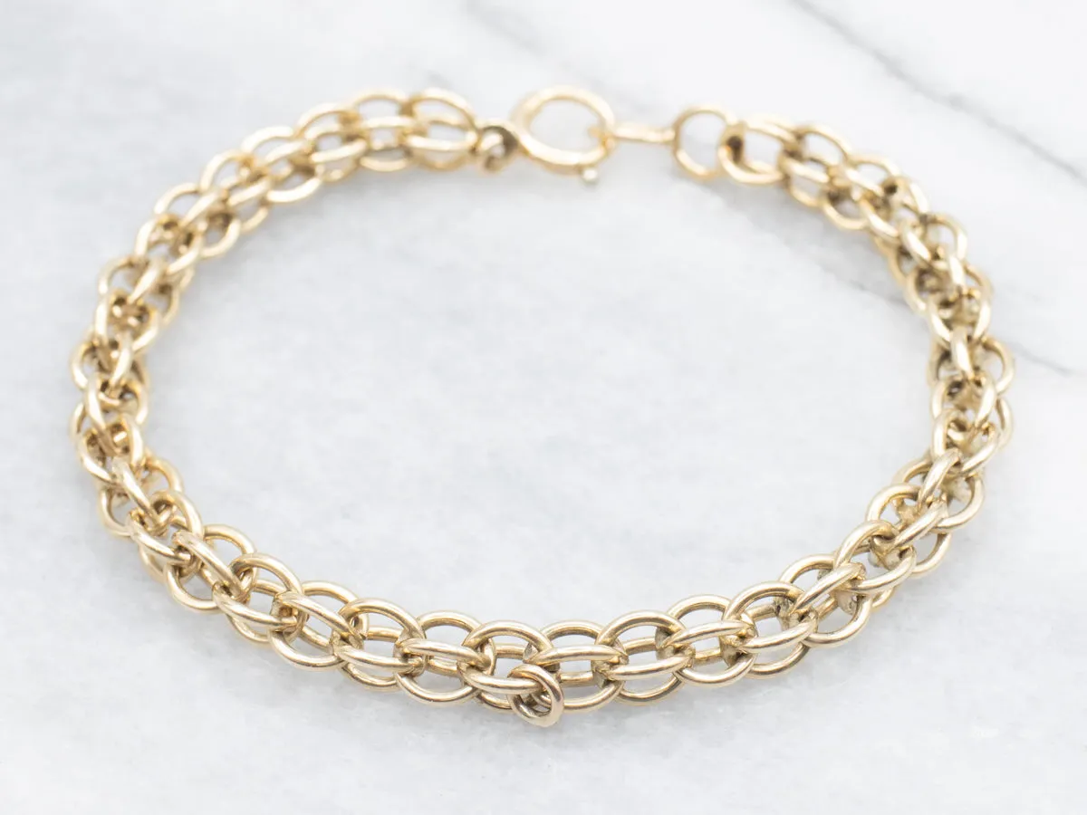 Openwork Ball Link Bracelet