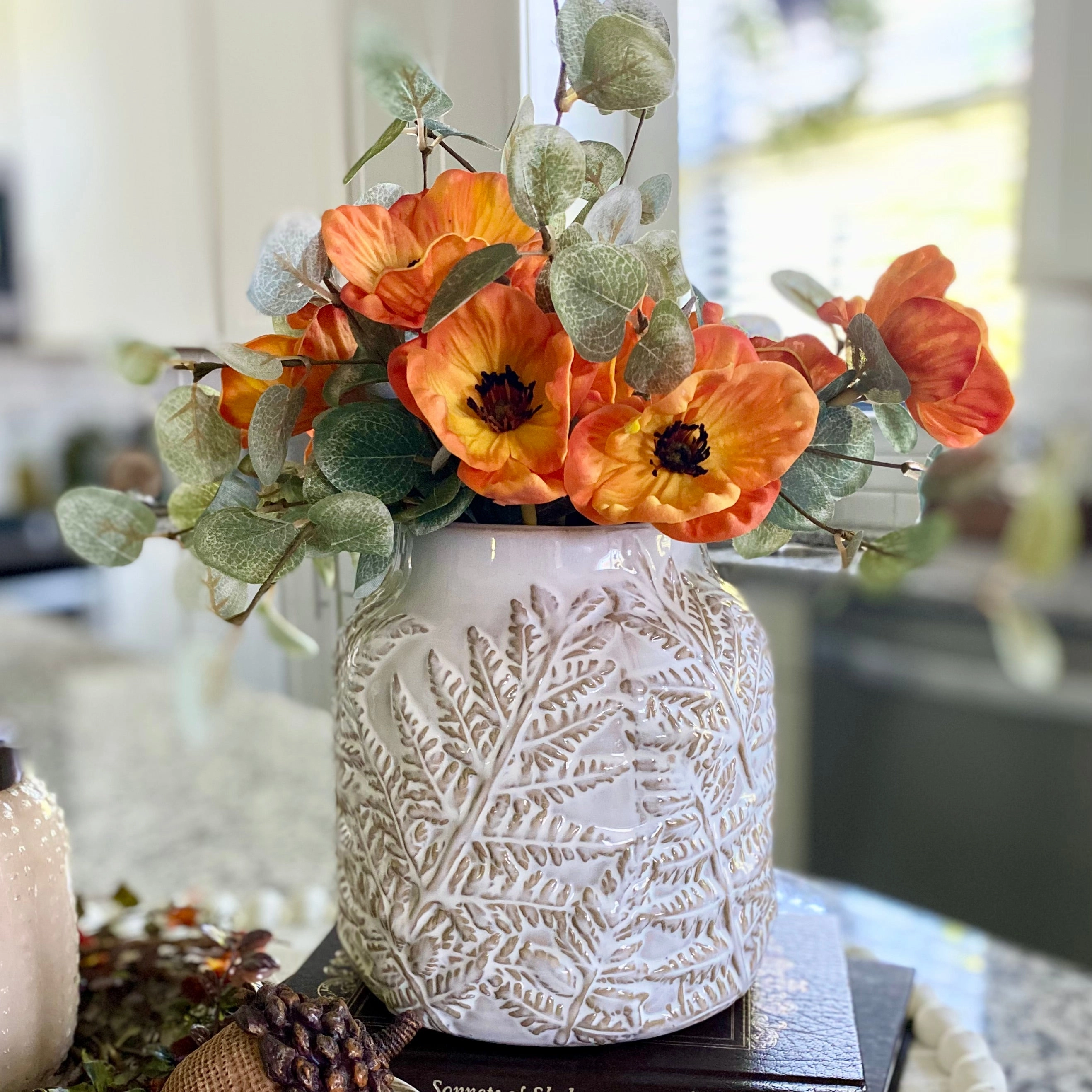Orange Real Touch Poppy Bundle