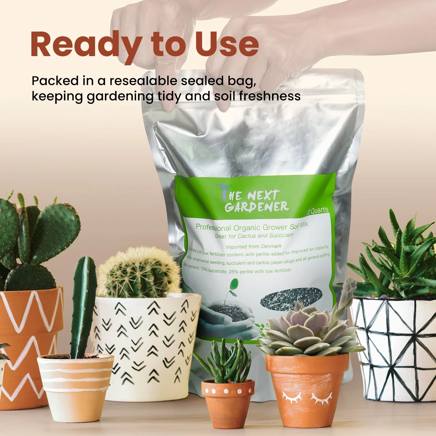 Organic Succulent and Cactus Soil Mix