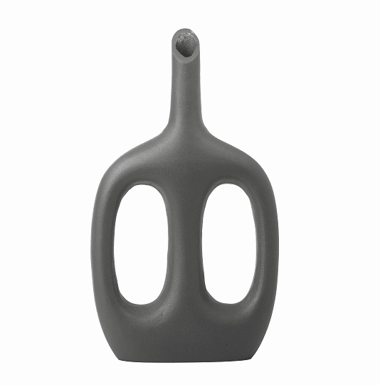Otilia Grey Textured Vase
