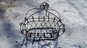Oval Hanging Basket decorative plants  